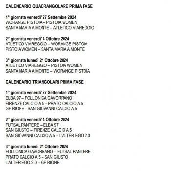Pubblicati i gironi di Coppa